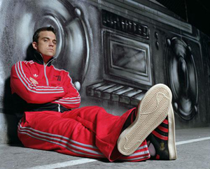 Robbie Williams probt den Sitzstreik